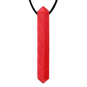 Sensory Chew Necklace 1-Pieces-Diamond Chew Necklaces for Kids with Autism, ADHD, SPD, Chewing, Oral Motor (Baby blue)