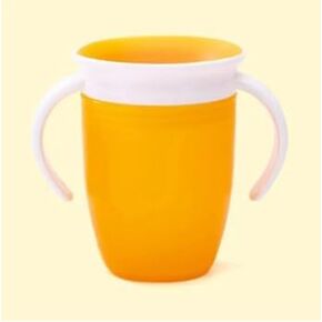 Step Up 360 Transition Training Cup for Kids, Orange, Toddler Sippy Cup, small
