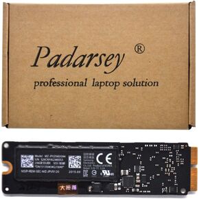 Padarsey 256GB SSD (PCIe 3.0 x4, SSUBX) Compatible for MacBook Air 13" A1466 (Early 2015, 2016, Mid 2017)