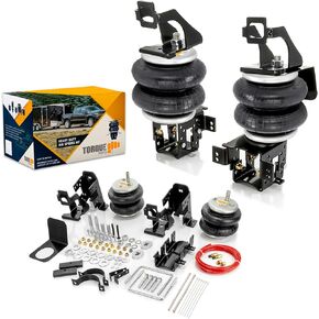 TORQUE Airbag Air Bag Suspension Kit for 1999-2004 Ford F250 F350 and 2008-2010 Ford F250 F350 2WD 4WD F-250 F-350 Super Duty Rear Helper Bag 5000 lbs (Replaces Firestone Ride Rite 2550) (TR2550)