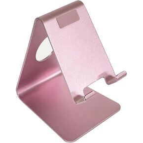 | Cell Phone Stand, Cell Phone Holder, Compatible with All Smartphones Including Apple iPhones and Android Phones (Silver)