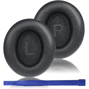 Adhiper Replacement Ear Pads for Soundcore Space Q45, Upgraded Cooling Gel Earpad Cushions for Soundcore by Anker Space Q45 Headphones - High Density Memory Foam, Added Thickness