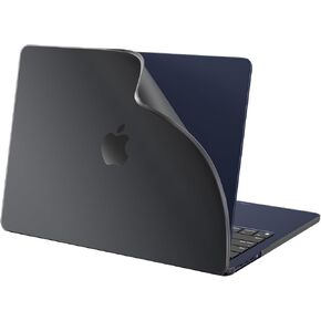 حافظة BlueSwan الناعمة متوافقة مع جهاز MacBook Pro 14 بوصة، إصدار 2024-2021 M3 M2 M1، مضادة للكسر ومضادة لبصمات الأصابع، حافظة صلبة واقية ناعمة وشفافة وغطاء لوحة مفاتيح وغطاء كاميرا، أسود