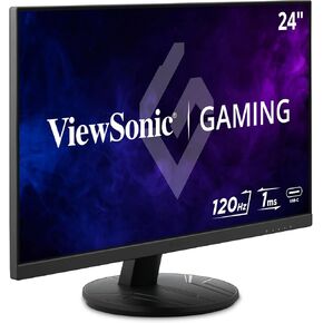 ViewSonic VX2416A 24 Inch 1080p 1ms 120Hz IPS Gaming Monitor with Eye Care, USB C, HDMI 1.4, and DisplayPort Inputs