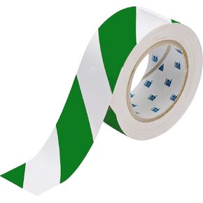 Brady 132436 Marking Tape, 2" x 100', Green on White