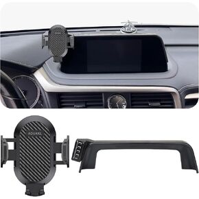 Car Phone Holder Fits for Lexus RX RX350 / RX350L / RX450h / RX450hL 2016-2019 Accessories(Only fit for 8-Inch Screen),Thick Cases Friendly,Cell Phone Mount for 4.7-7 in Phones