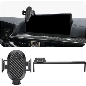 Car Phone Holder Fits for Lexus LX 570 2016-2021 Accessories(Only fit for 12.3-Inch Screen),Thick Cases Friendly,Cell Phone Mount for 4.7-7 in Phones