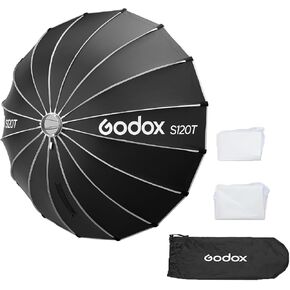 Godox S120T 47.2in/120cm Quick Release Umbrella Softbox-with Standard Bowen Mount
