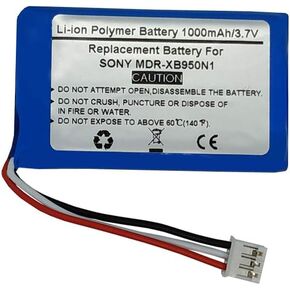 بطارية بديلة 1000 مللي أمبير 3.7 فولت لأجهزة سوني MDR-XB950N1، SRS-WS1 WH-CH700N، LIS1553، LIS1553 SY6