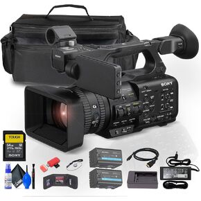 Sony PXW-Z200 4K 1" CMOS Sensor XDCAM Camcorder + BP-U35 Battery + 64GB SF-M Tough Series Memory Card + Large Case + Card Reader + Memory Wallet + Cap Keeper + Cleaning Kit + HDMI Cable (Renewed)