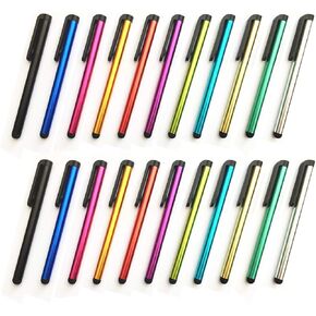 Stylus Pen Set of 22 Pack for Universal Touch Screens Devices, Multicolors Capacitive Stylus for iPad, iPhone, Samsung, Kindle, Tablet