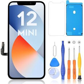 Ayake Screen Replacement for iPhone 12 Mini, 5.4-inch LCD Display and Touch Glass Digitizer Assembly