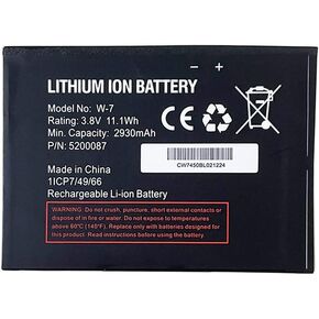Pattaya New Replacement Battery W-7 Compatible with Netgear Sierra Wireless Router Aircard 790S 810S