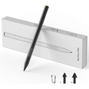 Stylus Pen for Microsoft Surface,with 4096 Pressure Sensitivity, Eraser Side Button,Compatible with Surface Pro 11/10/9/8/7/7+/6/5/4/X,Surface Go/2/3,Duo/Duo2,Surface Book/2/3,Surface Laptop 1-5