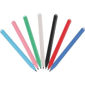 Homoyoyo Stylus with Tether Drawing Stylus 7pcs Replacement Stylus Colorful Drawing Pen for LCD Writing Tablet,Drawing Board Drawing Pad, Doodle Pad