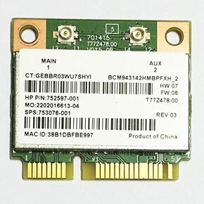 HP New Genuine Stream 11 Pro Series WLAN802.11BGN+BT4 1x1 HMC B-Harrier 753076-005 753076-001