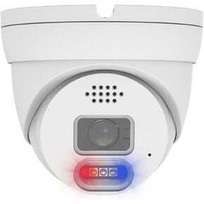 GW Security 12MP 4096x3072p Outdoor/Indoor PoE IP Two-Way Audio Full-Time Color Night Vision Dome Security Camera (GW1259501T)