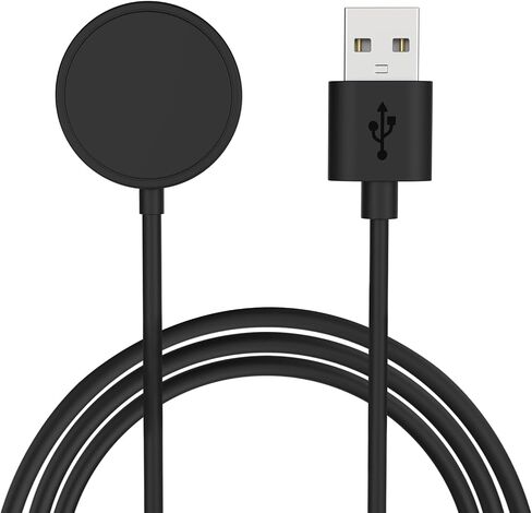 شاحن موكو متوافق مع ساعة غاب 3، قاعدة شحن مغناطيسية محمولة مع كابل شحن USB بطول 3.3 قدم/1 متر لساعة غاب 3، أسود in Kuwait