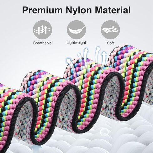 Elastic Nylon Band Compatible for Samsung Galaxy Watch Ultra Bands 47mm 2024, 3 Pack Adjustable Soft Breathable Sport Strap Replacement for Men Women in Saudi Arabia