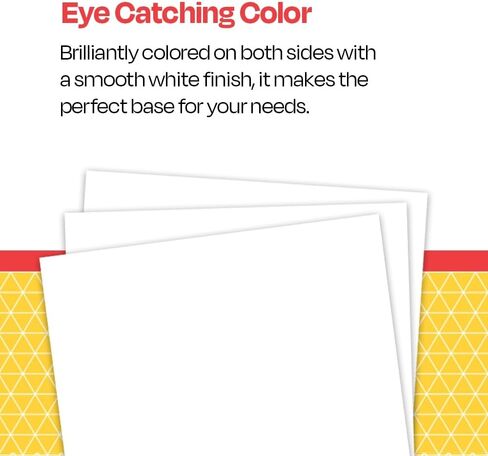 School Smart 1485754 Railroad Board, 6-ply Thickness, 22" x 28", White (Pack of 100) & Sax Versatemp Tempera Paints, Assorted Fluorescent Colors, Set of 6-1440727 in Saudi Arabia