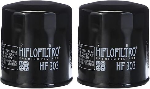 فلتر زيت فاخر قياسي أسود من HiFloFiltro HF303، فردي in Kuwait