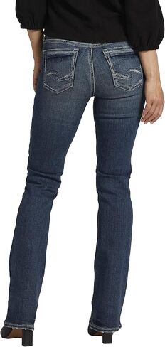Silver Jeans Co. Women's Suki Mid Rise Curvy Fit Bootcut Jeans, Med Wash CVS383 in Saudi Arabia