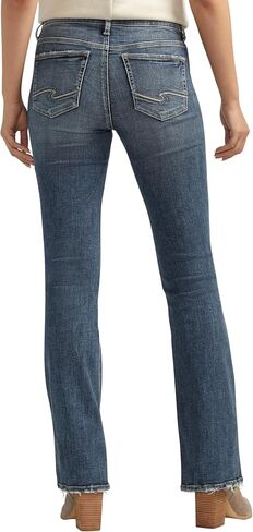 Silver Jeans Co. Women's Suki Mid Rise Curvy Fit Bootcut Jeans, Med Wash CVS383 in Saudi Arabia