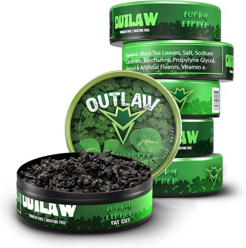 Outlaw Dip - مستقيم - قطع الدهون - 6 عبوات - خالي من التبغ وخالي من النيكوتين in Kuwait