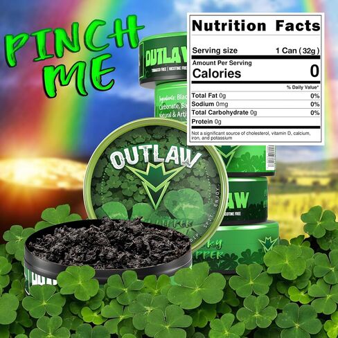 Outlaw Dip - مستقيم - قطع الدهون - 6 عبوات - خالي من التبغ وخالي من النيكوتين in Kuwait