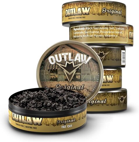 Outlaw Dip - مستقيم - قطع الدهون - 6 عبوات - خالي من التبغ وخالي من النيكوتين in Kuwait