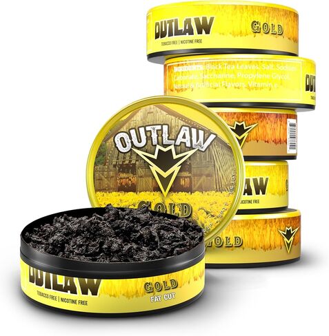 Outlaw Dip - مستقيم - قطع الدهون - 6 عبوات - خالي من التبغ وخالي من النيكوتين in Kuwait