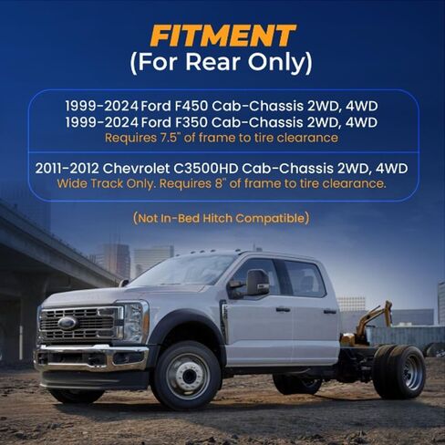 طقم تعليق كيس الهواء TORQUE لـ 1999-2004 Ford F250 F350 و2008-2010 Ford F250 F350 2WD 4WD F-250 F-350 حقيبة مساعد خلفية فائقة التحمل 5000 رطل (يستبدل Firestone Ride Rite 2550) (TR2550) in Kuwait