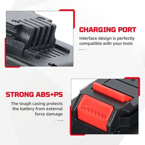 lumsing 2pack LBXR20 3800 مللي أمبير بطارية وشاحن بديل لبطارية بلاك اند ديكر 20 فولت LBXR2520 LBXR2020 LBX4020 وLST522 LHT2220 LST300 20 فولت ماكس أدوات كهربائية لاسلكية in Kuwait