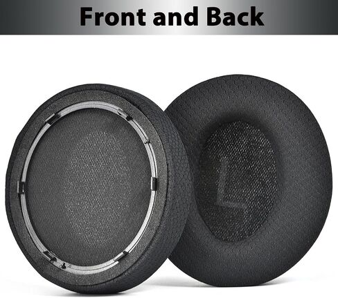 Adhiper Replacement Ear Pads for Anker Soundcore Space Q45 Headphones, Q45 Memory Foam & Mesh Fabric Headphone Earpads, Wear Comfortable Headphone Pads/Headphone Pads Replacement(Black) in Saudi Arabia