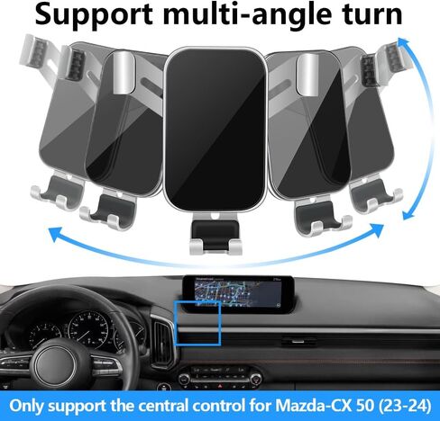Car Phone Holder for Mazda CX-50 CX50 2023 2024 2025 and Mazda CX 50 Hybrid 2025 SUV Auto Interior Accessories Best Cell Phones Mount Cellphone Mobile Cradle Charging Bracket Vent Screen Stand in Saudi Arabia