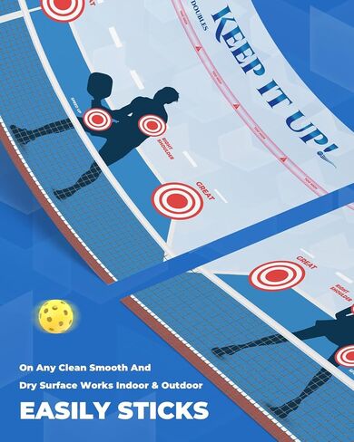 Pickleball Practice Rebounder, Beginner-Friendly Pickleball Training Pad Equipment to Quickly Improve Your Forehands, Dink Shots and Volleys, 4 * 4 FT in Saudi Arabia