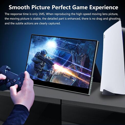 17.3 Inch 4K Touchscreen Portable Monitor, UHD 100% P3 Mobile Monitor Support MPP Stylus HDR IPS Eye Care Game Display USB C Mini HDMI for Xbox,PS4/5,Switch,Laptop,Mac in Saudi Arabia