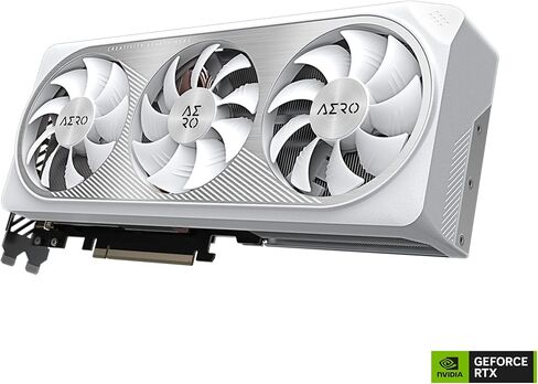 بطاقة رسومات GIGABYTE GeForce RTX 4070 AERO OC V2 12G، 3X WINDFORCE Fans، 12GB 192-bit GDDR6X، بطاقة فيديو GV-N4070AERO OCV2-12GD in Kuwait