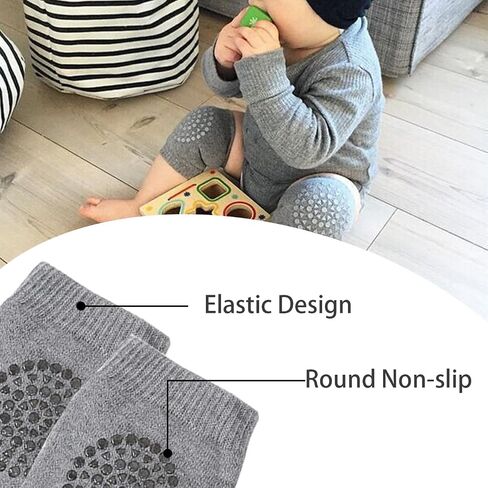 Baby Knee Pads for Crawling (5 Pairs), Walking Protector Knee Pads For babies Toddler Kids Girls Boys 1-3. in Saudi Arabia