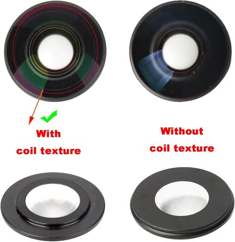 Camera Lens Replacement Compatible with Insta360 X4 360 Degree Action Camera Lens Repair Parts Accessories (for X4, with Coil Texture), 225mm Diameter in Saudi Arabia