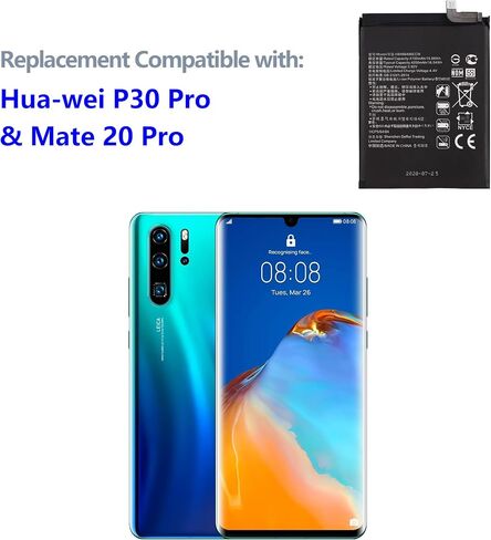 New Rechargeable Battery HB486486ECW Compatible with Hua-wei P30 Pro & Mate 20 Pro with Tools in Saudi Arabia