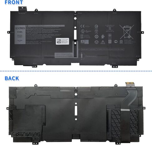 X1W0D بطارية كمبيوتر محمول لـ Dell XPS 13 7390 2-in-1 XPS 13 9310 2-in-1 Series Notebook 52TWH DD9VF 0DD9VF XX3T7 0XX3T7 00FDRT P103G P103G001 P103G002 X1WOD MM6M8 0MM6M8 7.6V 51Wh in Kuwait