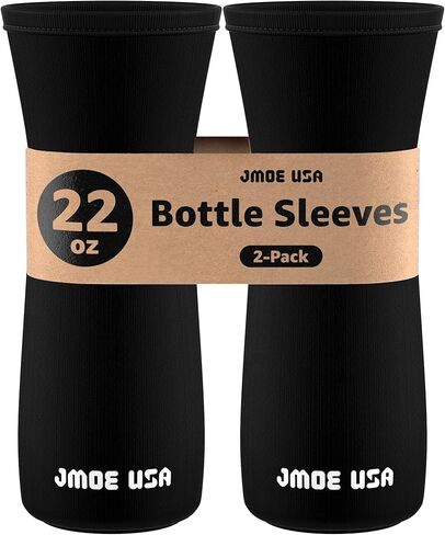 22oz Sleeve For Cirkul Water Bottle | Fits 22 oz Plastic and Stainless Steel Bottles | Neoprene Sweat Absorbing Material | Fitted Design | 2-Pack | Insulated Cover (Purple) in Saudi Arabia