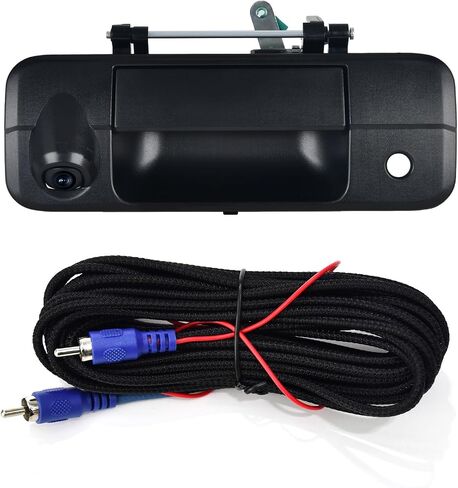 Dasaita Tailgate Handle Reverse Camera, Fit for Toyota Tundra 2007-2013 OEM Replacement, AHD 1080P Rear View Camera Backup Camera with Wiring Harness, 170° Wide Angle, IP68 Waterproof in Saudi Arabia