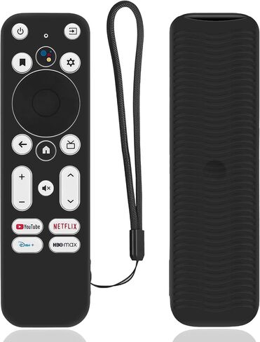 2 Pack Luminous Remote Cover Compatible with Onn Android TV 4K UHD Stick TV Box 100024646 100026240 Remote Controller, Lightweight Anti-Slip Skin-Friendly Silicone Skin Sleeve in Saudi Arabia