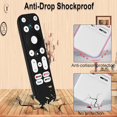 2 Pack Luminous Remote Cover Compatible with Onn Android TV 4K UHD Stick TV Box 100024646 100026240 Remote Controller, Lightweight Anti-Slip Skin-Friendly Silicone Skin Sleeve in Saudi Arabia