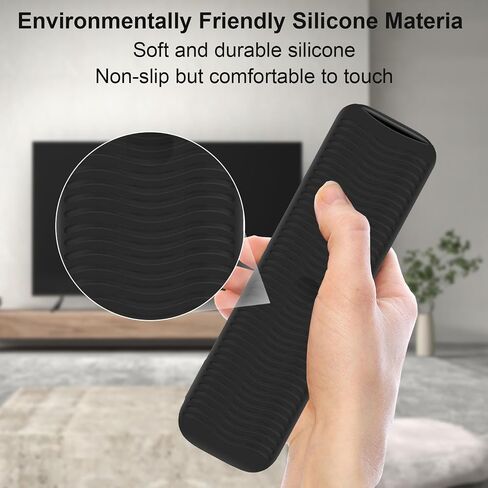 2 Pack Luminous Remote Cover Compatible with Onn Android TV 4K UHD Stick TV Box 100024646 100026240 Remote Controller, Lightweight Anti-Slip Skin-Friendly Silicone Skin Sleeve in Saudi Arabia