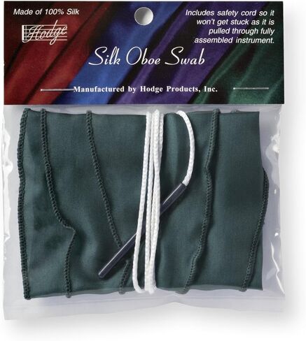 Hodge Silk Oboe Swab - Burgundy in Saudi Arabia