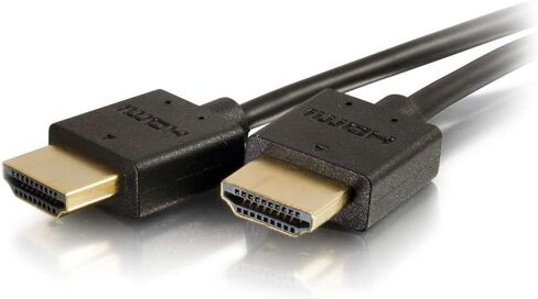 C2G HDMI Cable, 4K, High Speed HDMI Cable, 60Hz, 2 Feet (0.60 Meters), Black, Cables to Go 41362 in Saudi Arabia