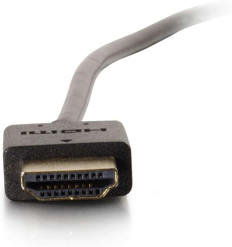 C2G HDMI Cable, 4K, High Speed HDMI Cable, 60Hz, 2 Feet (0.60 Meters), Black, Cables to Go 41362 in Saudi Arabia